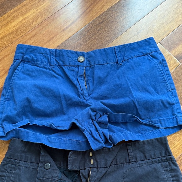 Two Pairs of Women's Shorts in Blue and Jean Shorts. Loft Size 8 - Picture 3 of 8